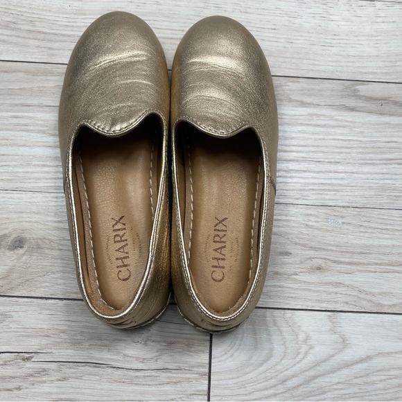 Charix Gold Women's Loafers - Picture 3 of 11